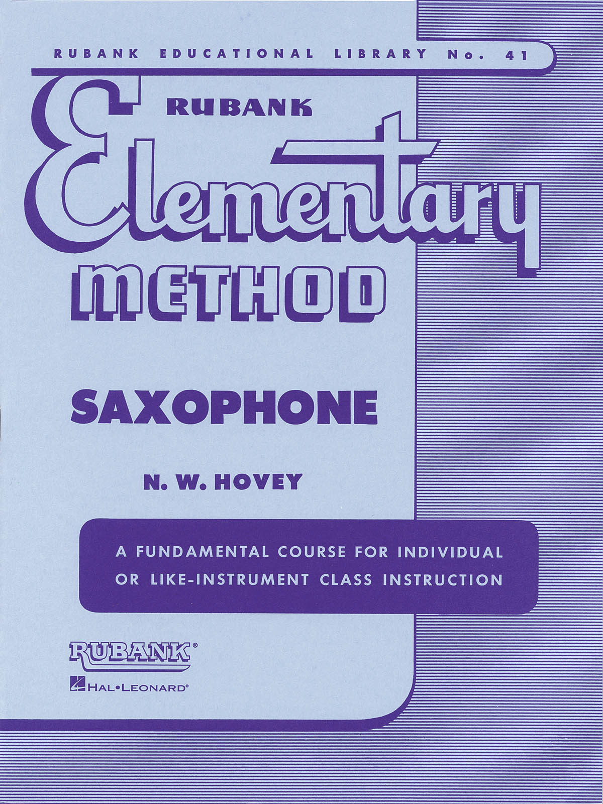 HOVEY N.W. - METODO ELEMENTAL (SAXO) -