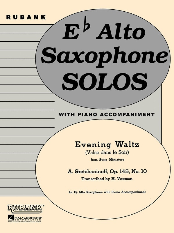 GRETCHANINOFF A. - EVENING WALTS - (ACC.PIANO)
