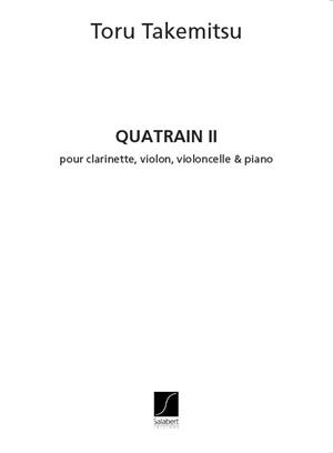 TAKEMITSU T. - QUATRIAN II (CL/VL/CHELO/P)