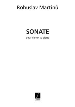 MARTINU B. - SONATA VIOLIN