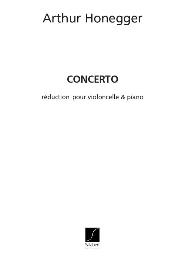 HONEGGER A. - CONCIERTO -