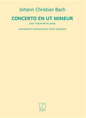 BACH J.C. - CONCIERTO DO m (VIOLONCELLO Y PIANO)-