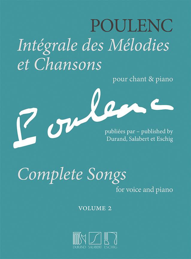 POULENC F. - INTEGRAL DE MUSICA PARA CORO V.2 -