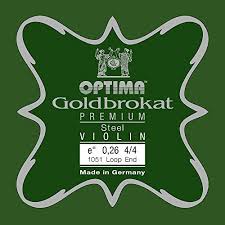 CUERDA VIOLIN - OPTIMA GOLDBROCAT PREMIUN 1º MI-E - ACERO LAZO