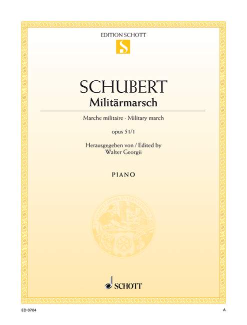 SCHUBERT F. - MARCHA MILITAR Nº1 RE M - OP.51