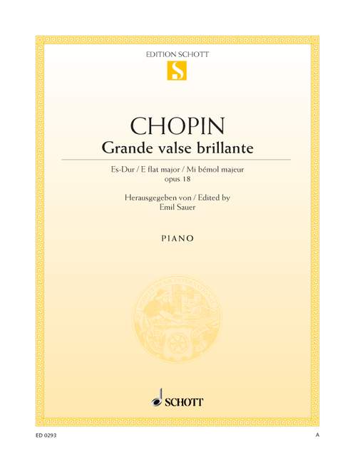CHOPIN F. - GRAN VALS BRILLANTE MIb M - OP.18