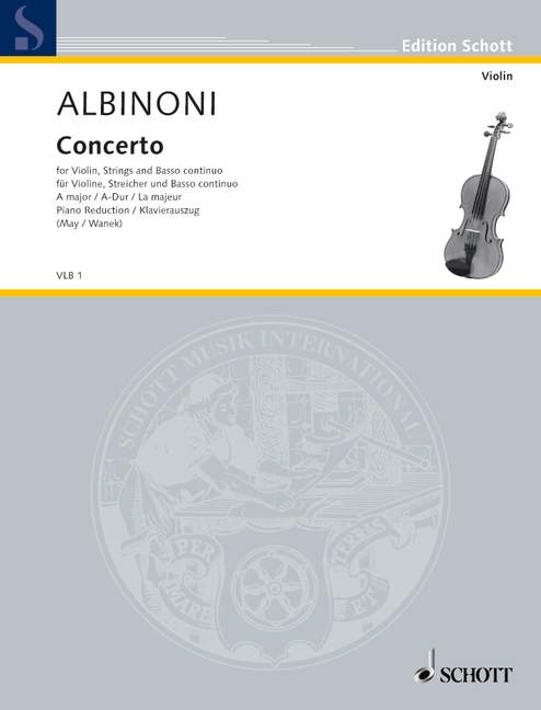 ALBINONI T. - CONCIERTO LA M -