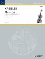 KREISLER F. - ALLEGRETTO AL ESTILO DE BOCCHERINI -