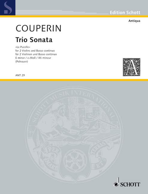 COUPERIN F. - SONATA MI m LA PUCELLE -