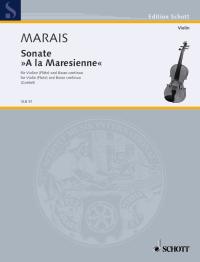 MARAIS M. - SONATA MARESIENNE -