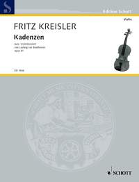KREISLER F. - CADENCIAS DEL CONCIERTO DE BEETHOVEN - OP.61