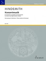 HINDEMITH P. - MUSICA DE CONCIERTO - OP.48