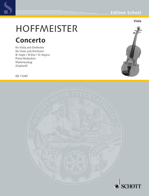 HOFFMEISTER F. - CONCIERTO SIb M -