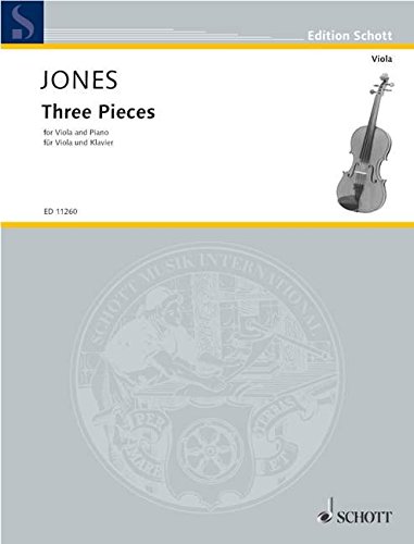 JONES D. - PIEZAS (3) - (VIOLA/PIANO)