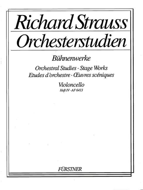 STRAUSS R. - ESTUDIOS ORQUESTALES V.4 -