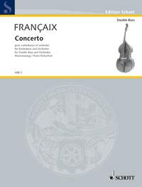 FRANCAIX J. - CONCIERTO (1974) - CONTRABAJO -