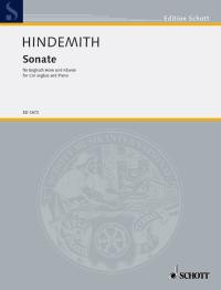 HINDEMITH P. - SONATA CORNO INGLES Y PIANO