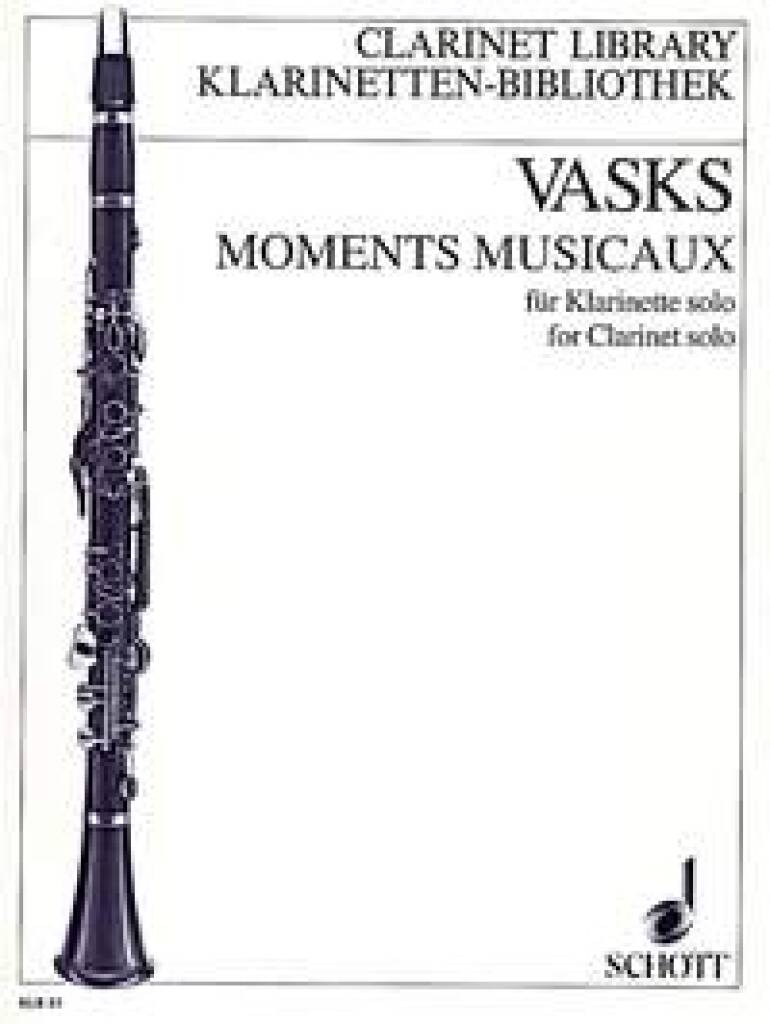 Peteris Vasks - Moments musicaux: clarinet solo