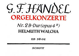 HANDEL G.P. - CONCIERTO ORGANO Nº 2 SIb M