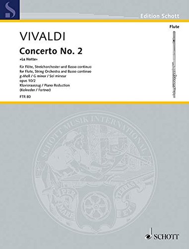VIVALDI A. - CONCIERTO SOL m OP.10 Nº2 LA NOTTE - RV.439