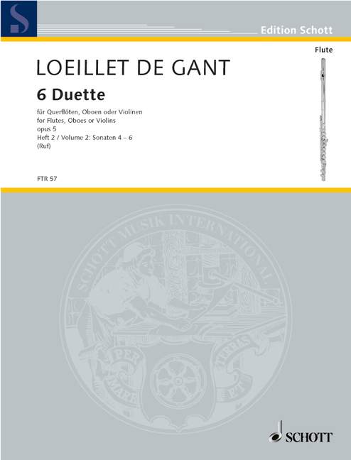 LOEILLET J.B. - DUOS V.2 (6) - OP.5