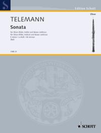 TELEMANN G.P. - SONATA MI m -