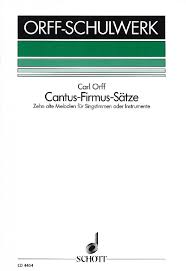ORFF C. - CANTUS FIRMUS SÄTZE