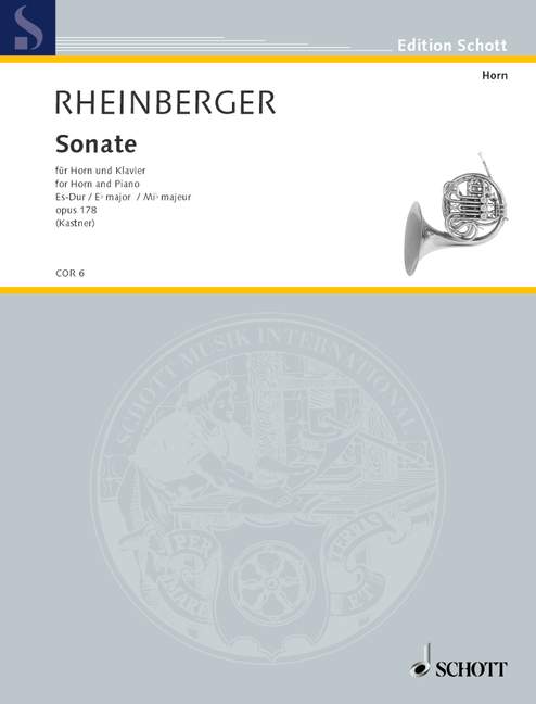RHEINBERGER J. - SONATA MIb M - OP.178