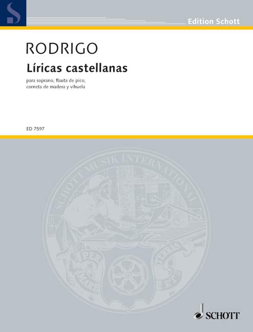 RODRIGO J. - LIRICAS CASTELLANAS -
