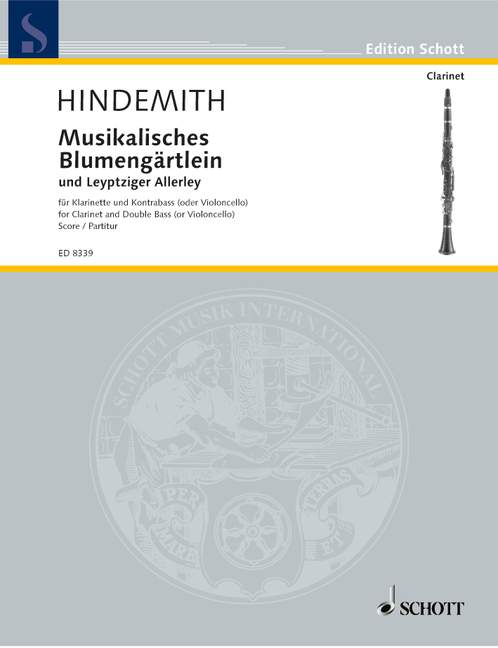 HINDEMITH P. - MUSIKALISCHES BLUMENGARTLEIN -