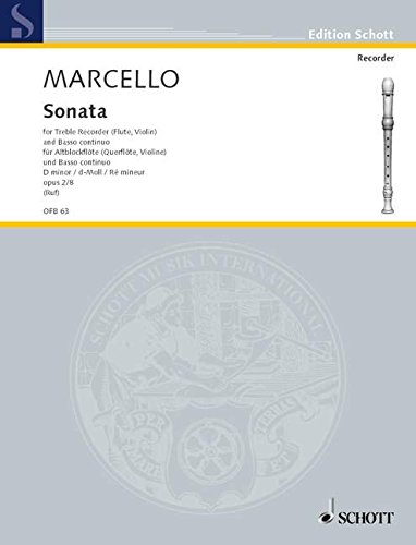 MARCELLO B. - SONATA RE m - OP.2 Nº8