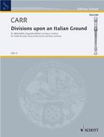 CARR R. - DIVISIONS UPON AN ITALIAN GROUND -
