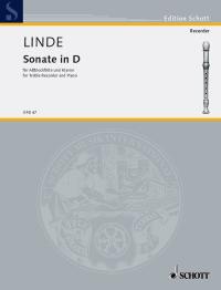 LINDE H.M. - SONATA RE m -