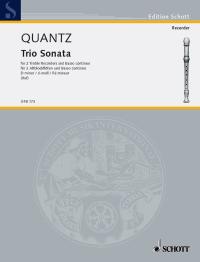 QUANTZ J.J. - TRIO SONATA   2FAP -