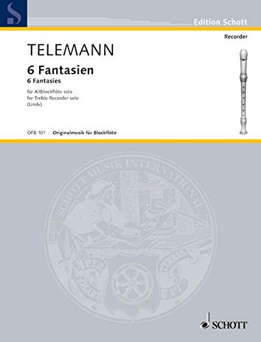 TELEMANN G.P. - FANTASIAS (6) -FLAUTA CONTRALTO