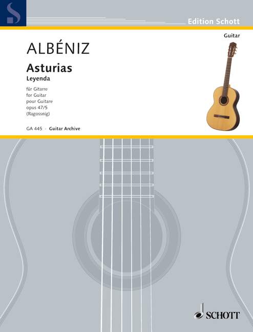 ALBENIZ I. - ASTURIAS,LEYENDA DE SUITE ESPAÑOLA - OP.47 Nº5