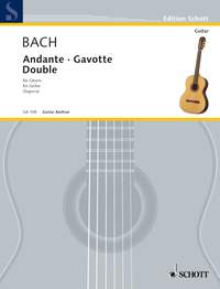 BACH J.S. - ANDANTE GAVOTTE DOUBLE