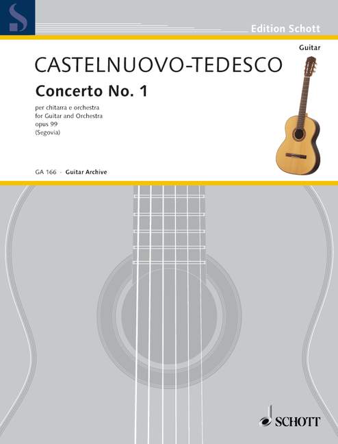 CASTELNUOVO TEDESCO M. - CONCIERTO RE M OP.99 Nº 1