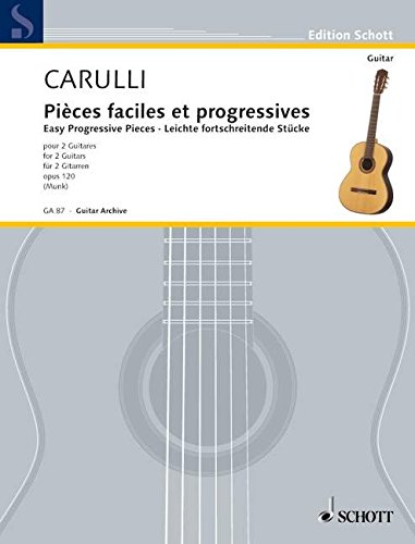 CARULLI F. - PIEZAS FACILES Y PROGRESIVAS - OP.120