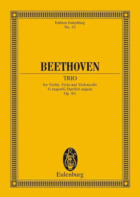BEETHOVEN L.V. - TRIO Nº1 SOL M - OP.9
