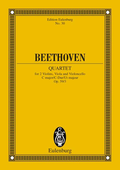 BEETHOVEN L.V. - CUARTETO Nº9 DO M - OP.59 Nº3