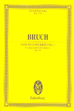 BRUCH M. - CONCIERTO PARA VIOLIN Nº1 SOL m - OP.26 (BOLSILLO)