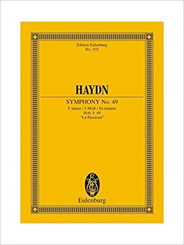 HAYDN J. - SINFONIA Nº49 FA m LA PASION - HOB.I/49