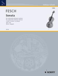 FESCH - SONATA C -VIOLONCHELO Y PIANO
