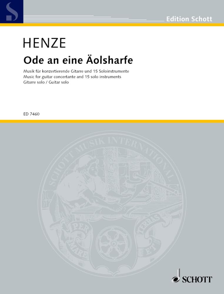 Hans werner Henze -  An eine Äolsharfe: Music for Guitar solo