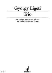 LIGETI G. - TRIO VIOLIN TROMPA Y PIANO