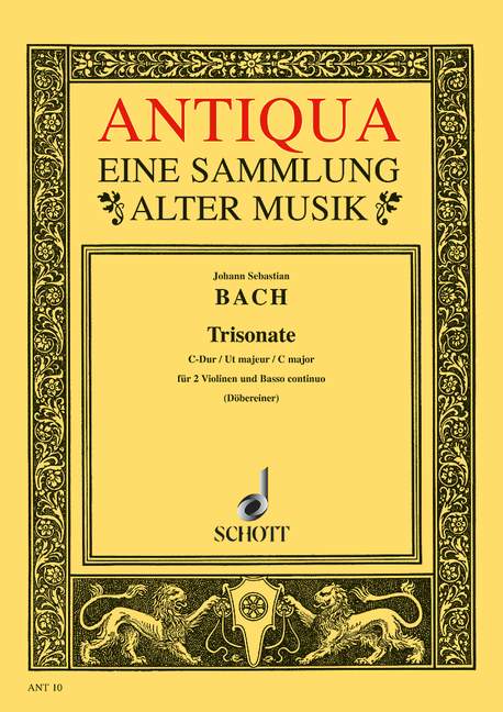 BACH J.S. - SONATA DO M - BWV.1037 (2 VIOLINES Y PIANO)