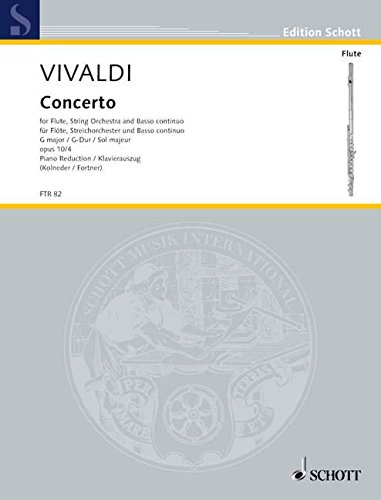 VIVALDI A. - CONCIERTO Nº4 SOLM 10/4 RV 435/PV 104 FLAUTA