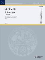 LEFEVRE J.X. - SONATAS (2) - OBOE O CLARINETE Y PIANO -