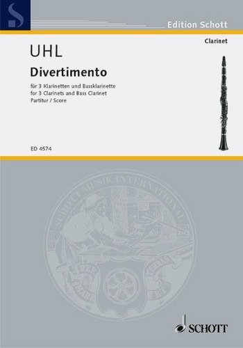 UHL A. - DIVERTIMENTO 3 CLARINETES (GENERAL) -